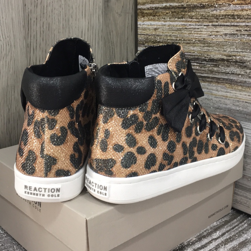 REACTION KENNETH COLE COSMIC BOW Leopard - Picture 5 of 8